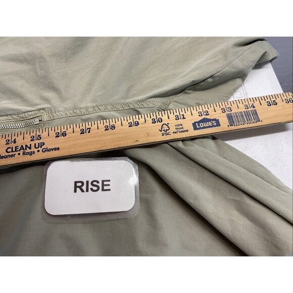 Pistola Pistachio Green Jumpsuit‎ zip front Size M military poplin short sleeve - Picture 14 of 16